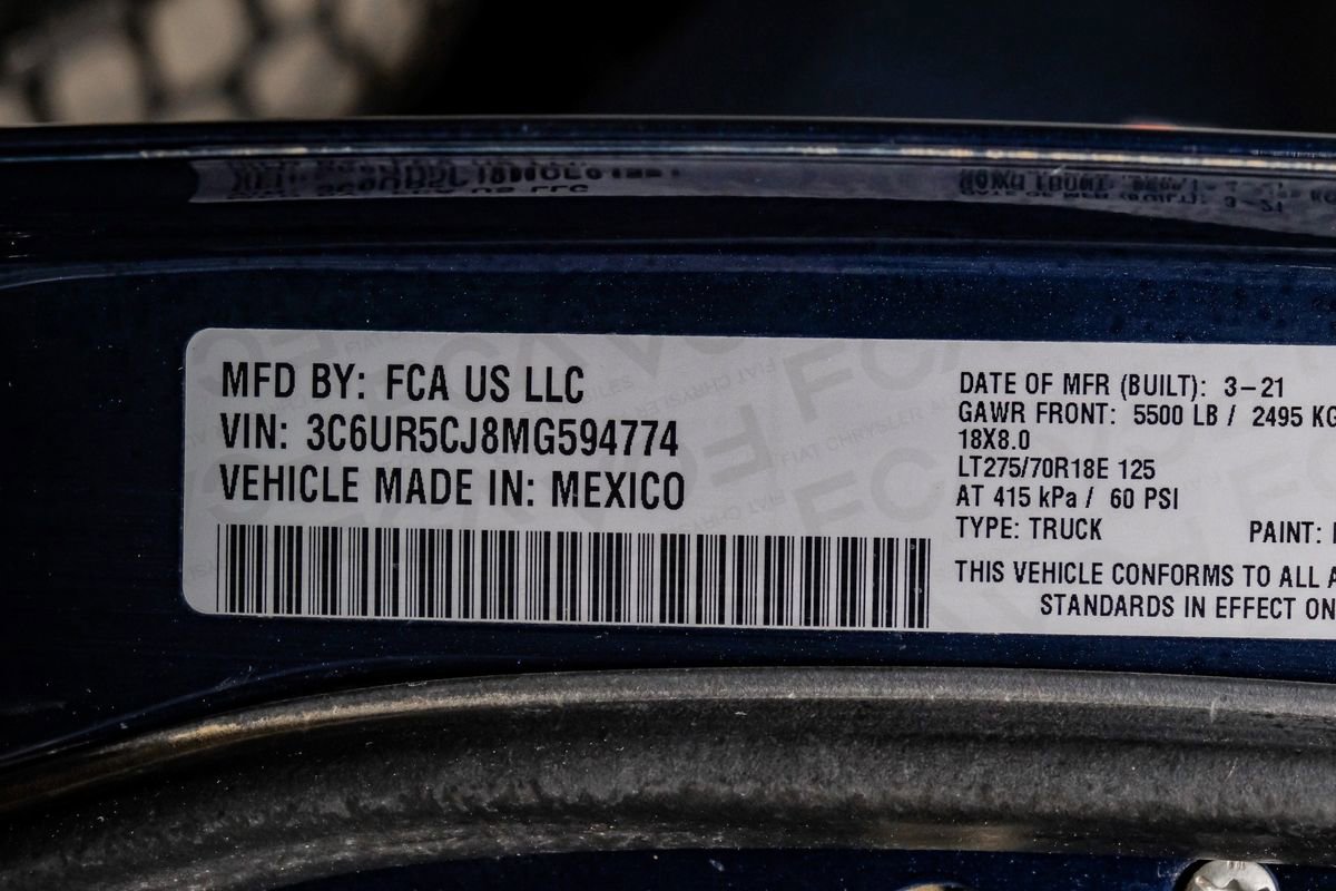 Used 2021 RAM 2500 Tradesman AWD/4WD image 60