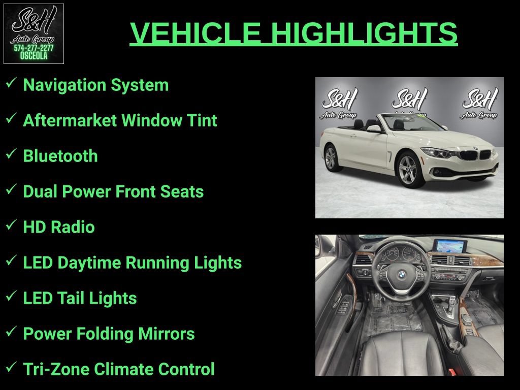 Used 2015 BMW 428i xDrive Convertible AWD/4WD image 3