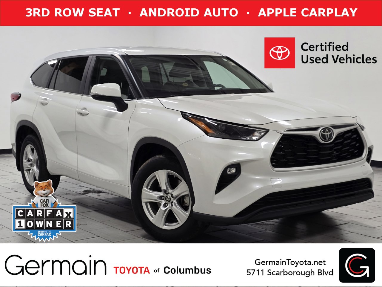 Certified 2023 Toyota Highlander LE