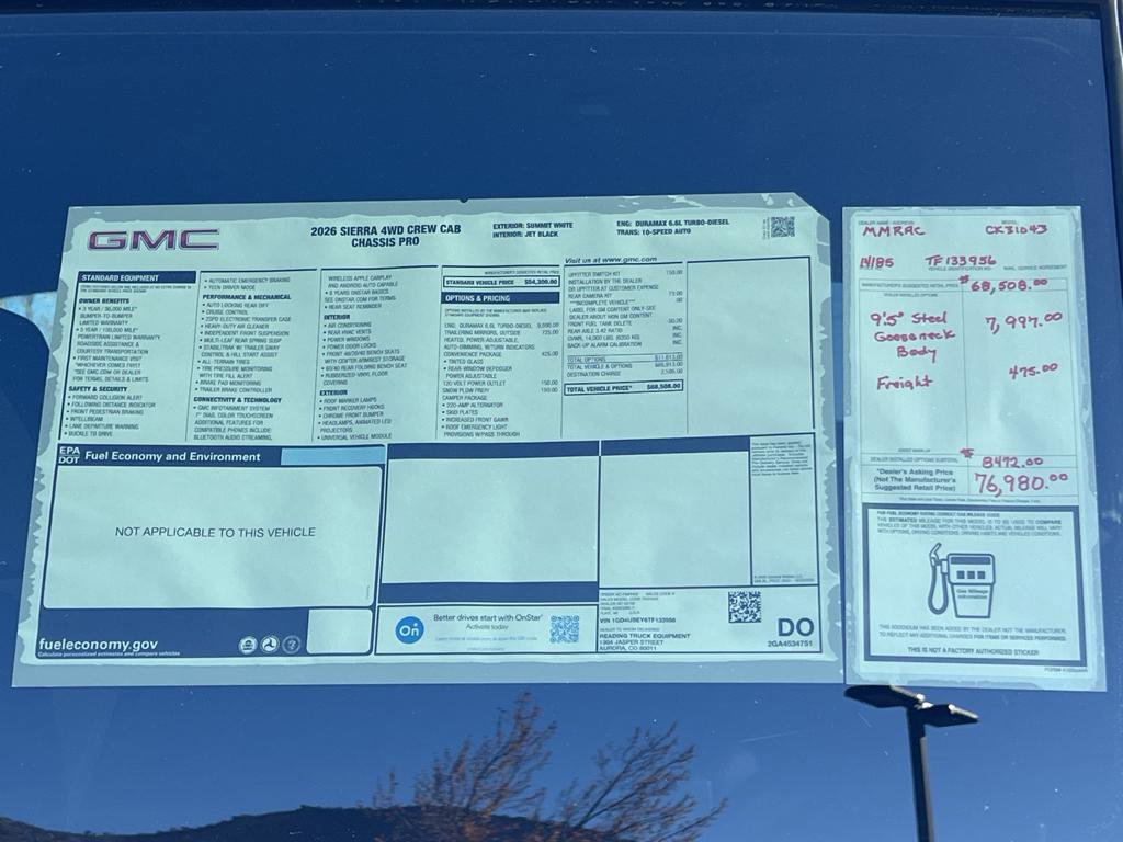 New 2026 GMC Sierra 3500 Pro w/ Convenience Package image 15