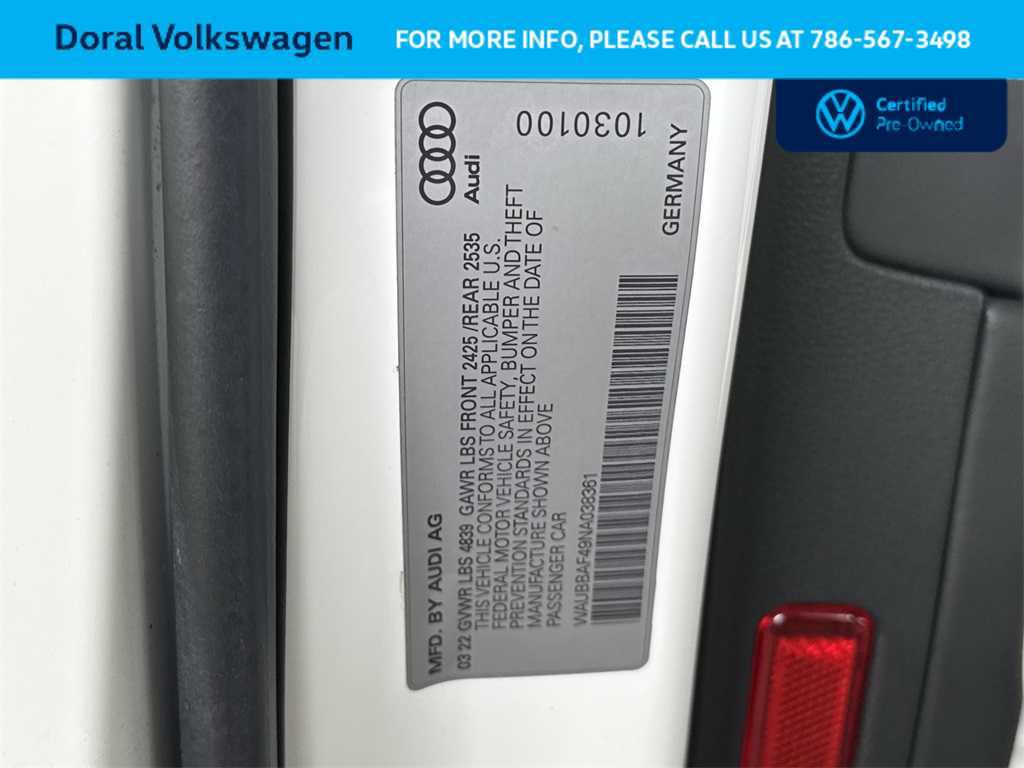 Used 2022 Audi A4 2.0T Premium Plus w/ Premium Plus Package image 29