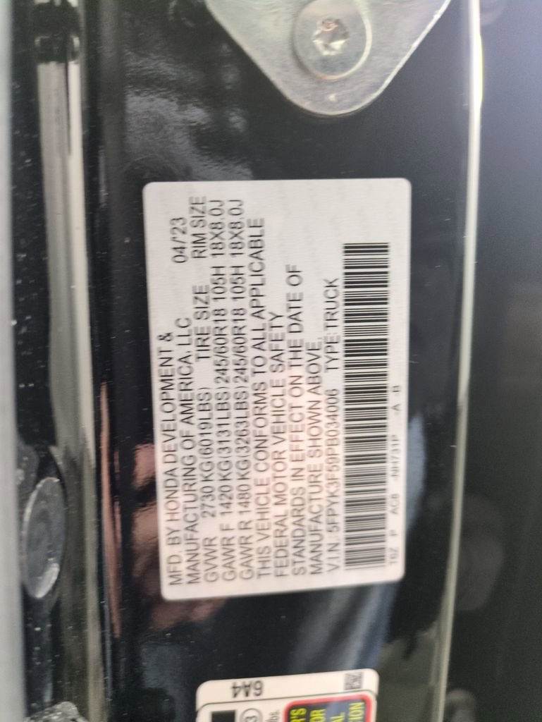 Certified 2023 Honda Ridgeline RTL image 33