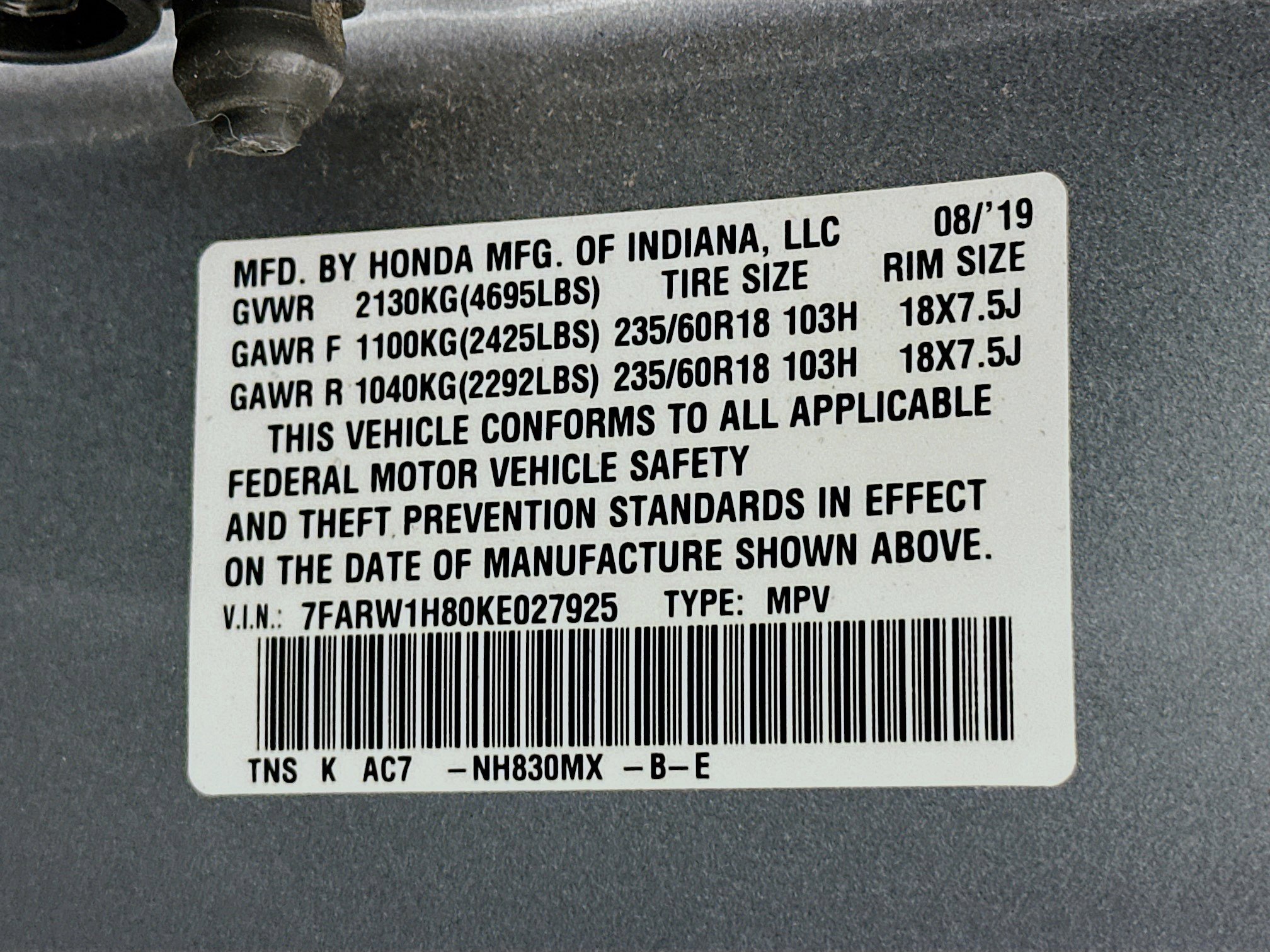 Used 2019 Honda CR-V EX-L image 12