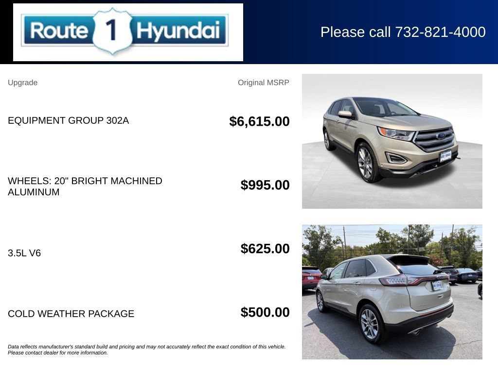 Used 2018 Ford Edge Titanium w/ Equipment Group 302A FWD image 27