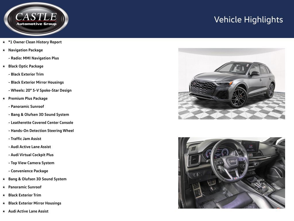 Used 2023 Audi SQ5 Premium Plus w/ Premium Plus Package AWD/4WD image 4