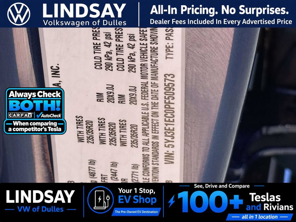 Used 2023 Tesla Model 3 Performance AWD/4WD image 30