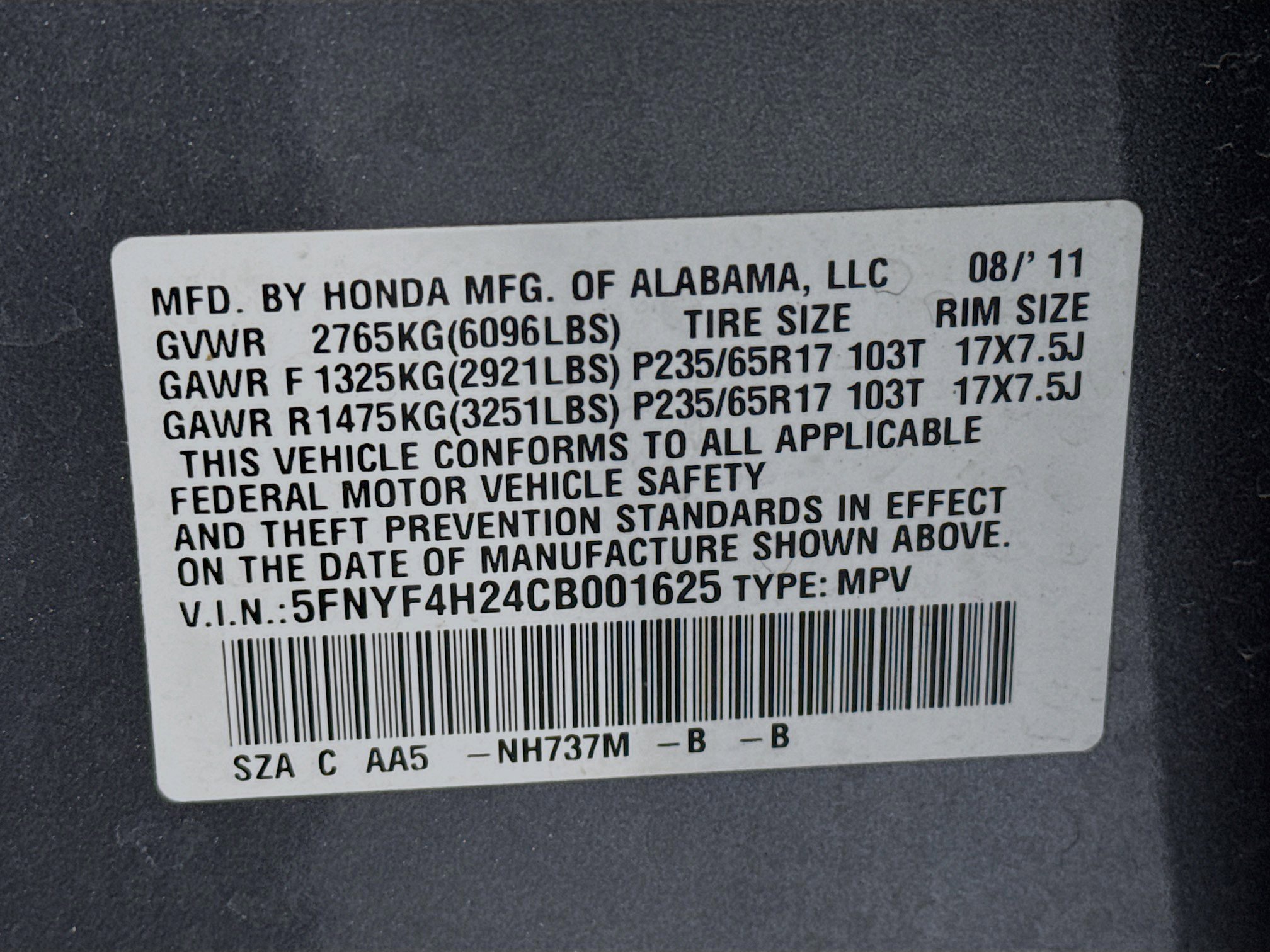 Used 2012 Honda Pilot LX image 30