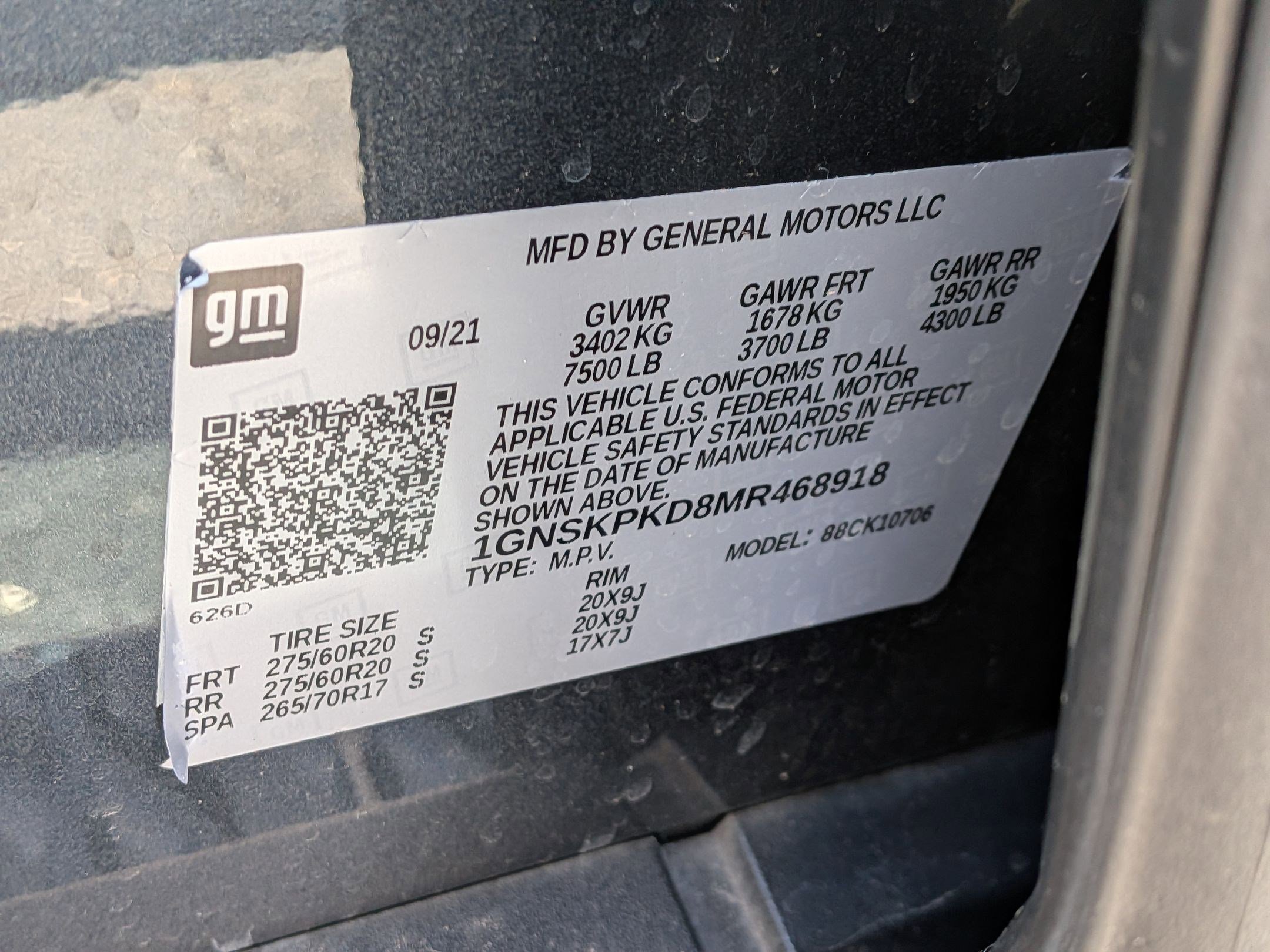 Certified 2021 Chevrolet Tahoe Z71 AWD/4WD image 33