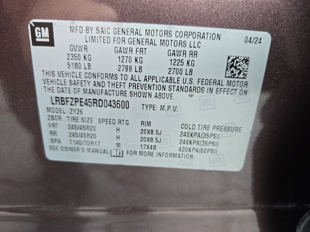 Certified 2024 Buick Envision Sport Touring AWD/4WD image 36