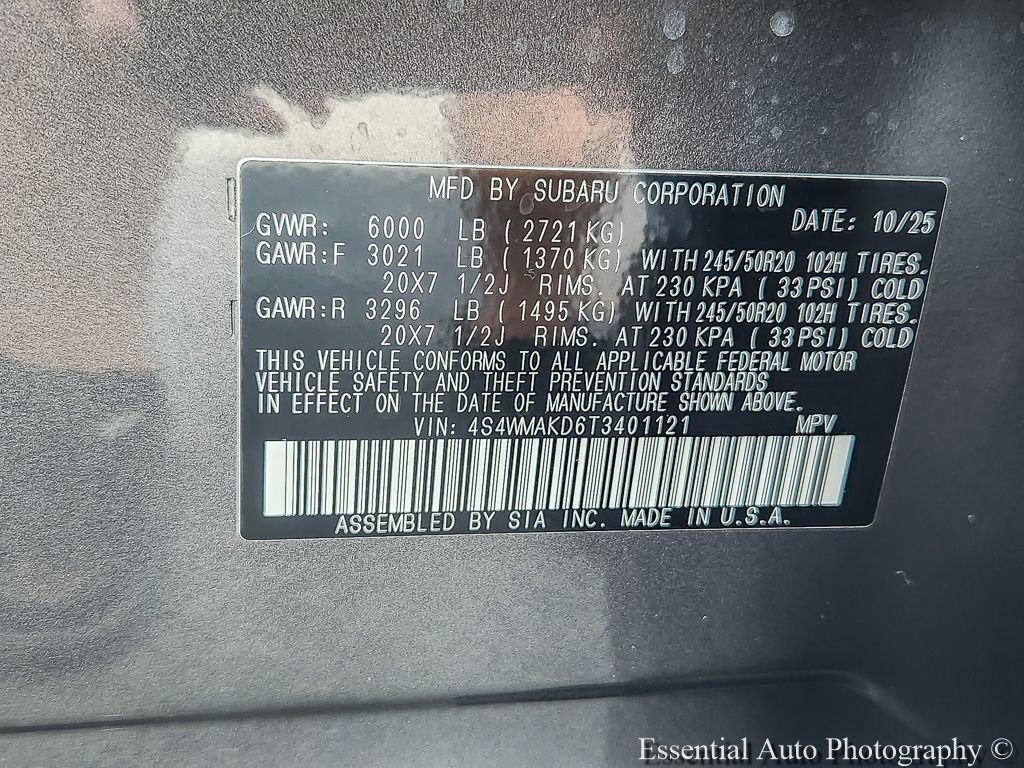 Certified 2026 Subaru Ascent Touring AWD/4WD image 25