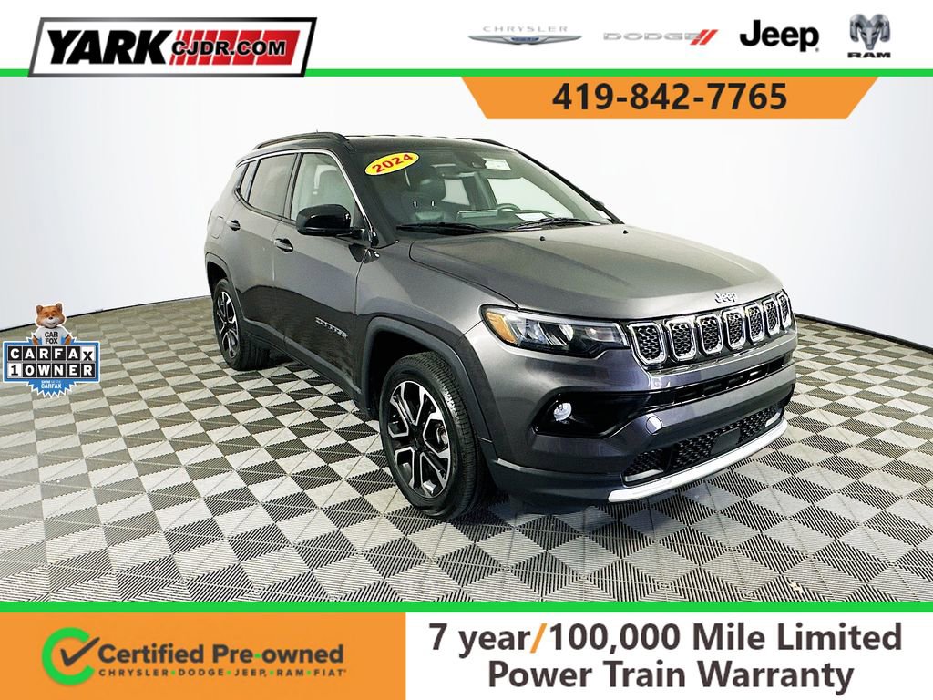 Used 2024 Jeep Compass Limited AWD/4WD image 1