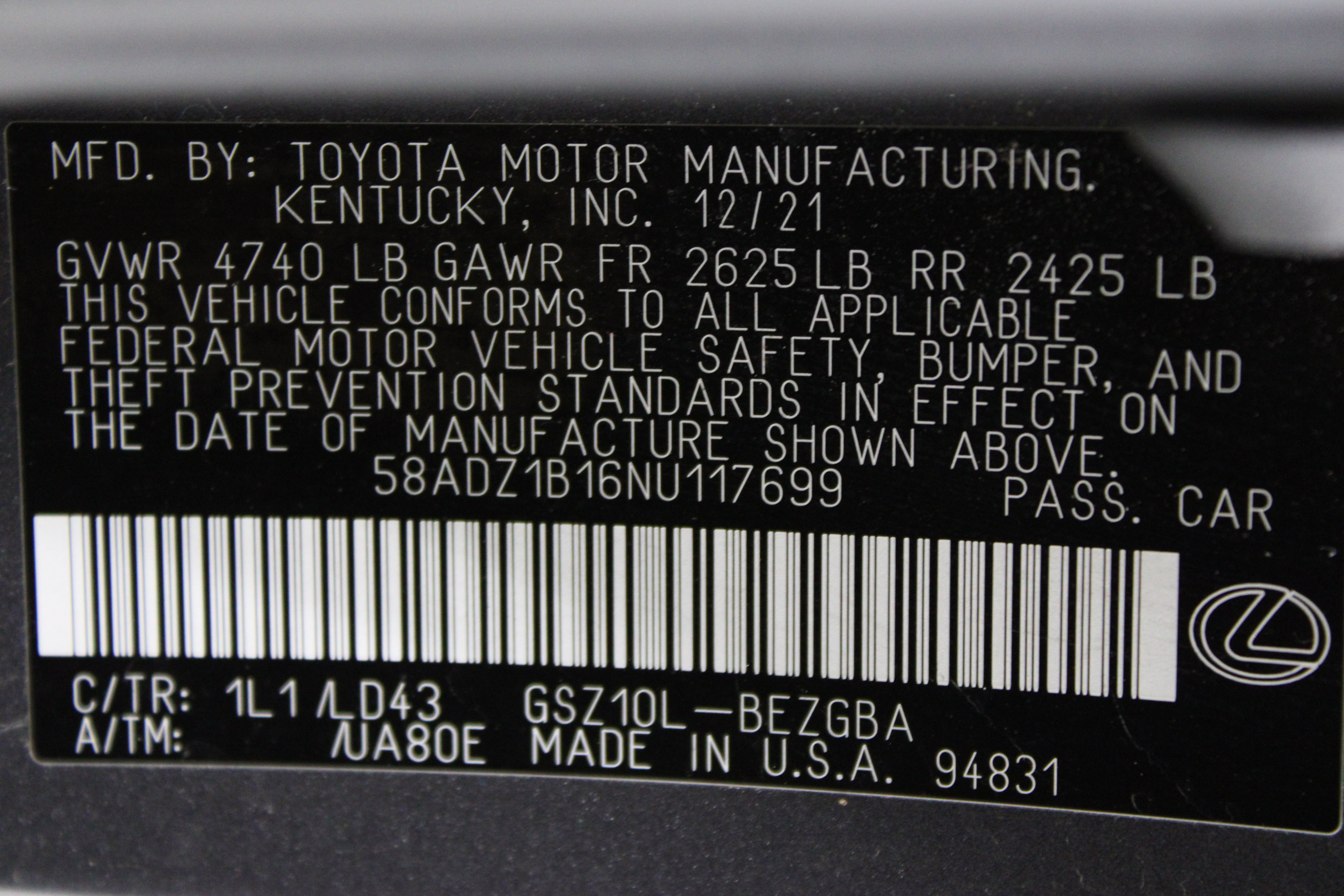 Used 2022 Lexus ES 350 w/ Premium Package FWD image 42