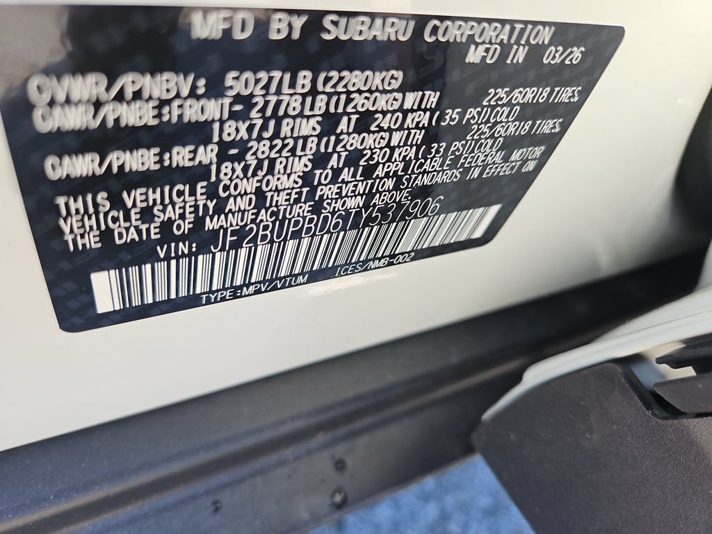 New 2026 Subaru Outback Premium AWD/4WD image 23