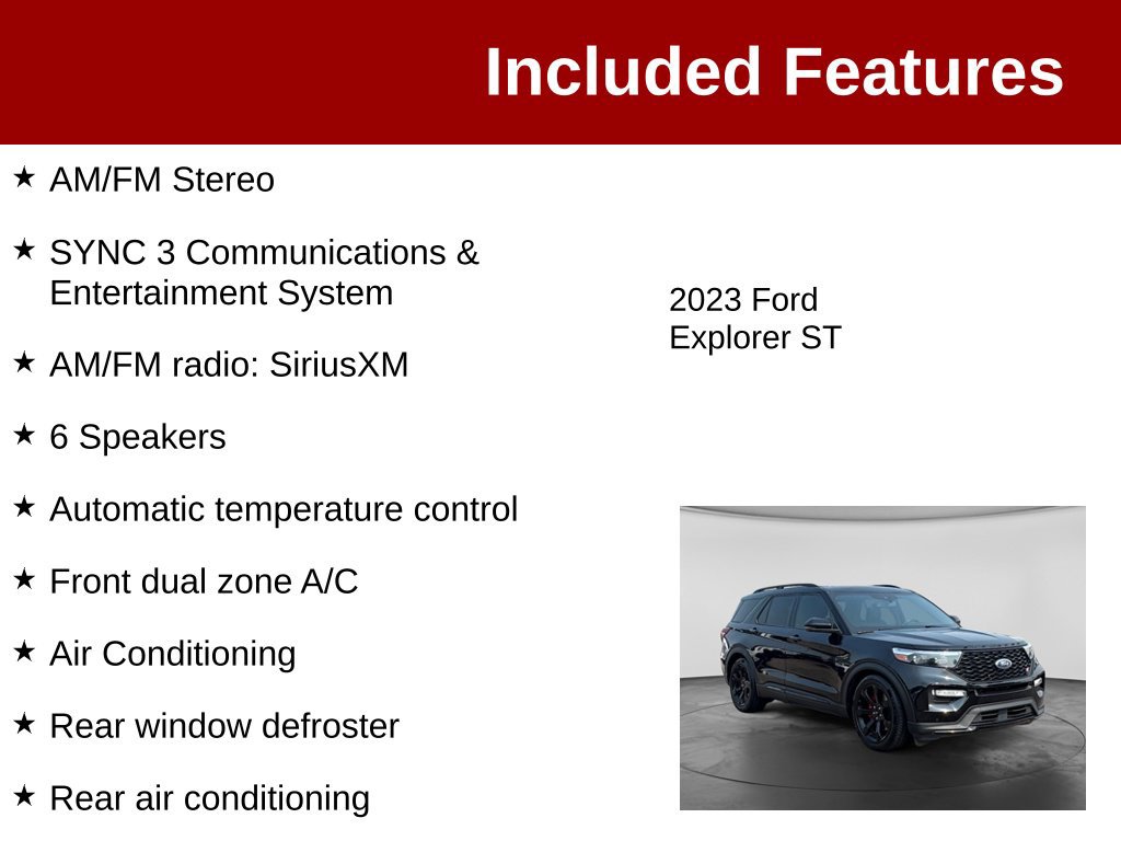 Used 2023 Ford Explorer ST w/ Equipment Group 401A AWD/4WD image 4