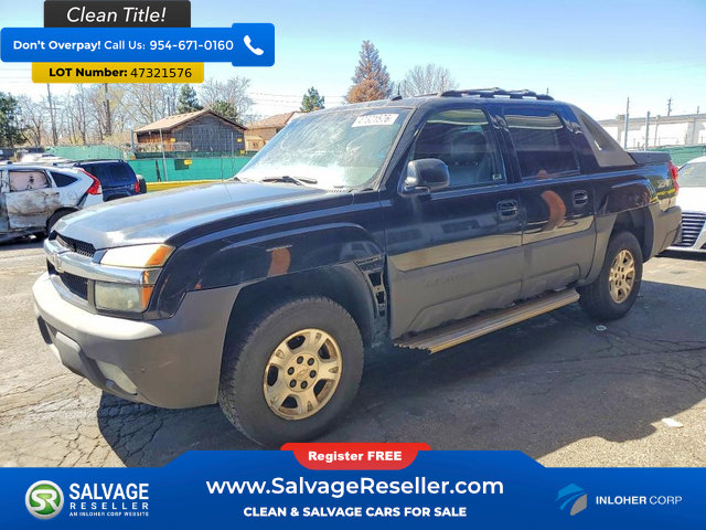 Used 2003 Chevrolet Avalanche 4x4 w/ Suspension Package, Off-Road