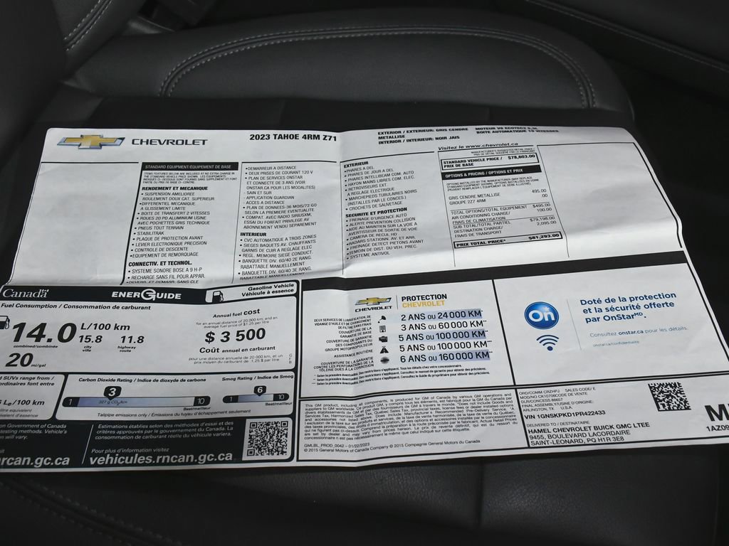 Used 2023 Chevrolet Tahoe Z71 image 59