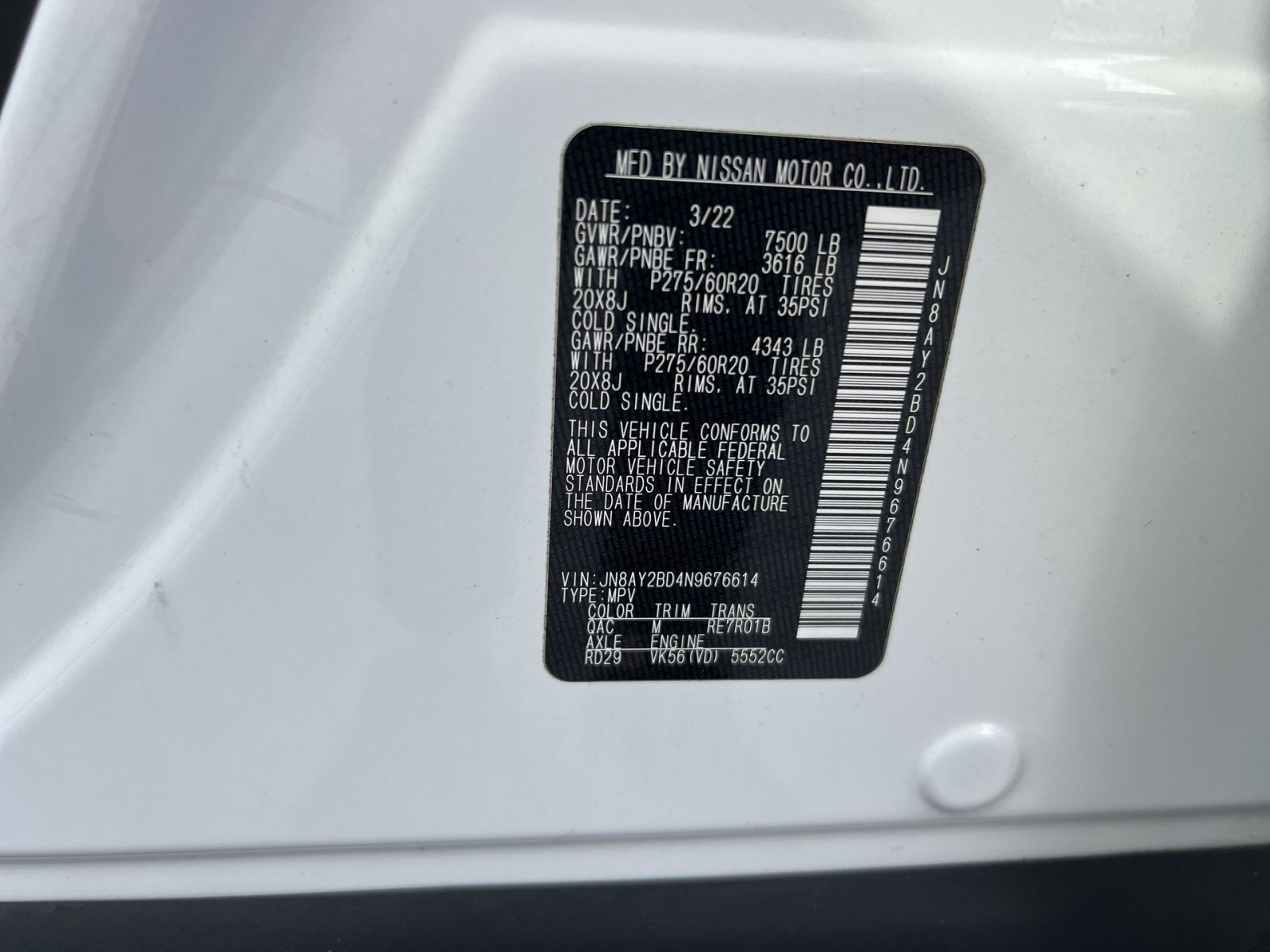 Used 2022 Nissan Armada SL AWD/4WD image 29
