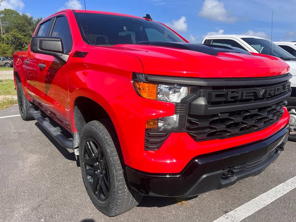 Used 2024 Chevrolet Silverado 1500 Custom Trail Boss w/ Turbomax Blackout Package AWD/4WD image 1