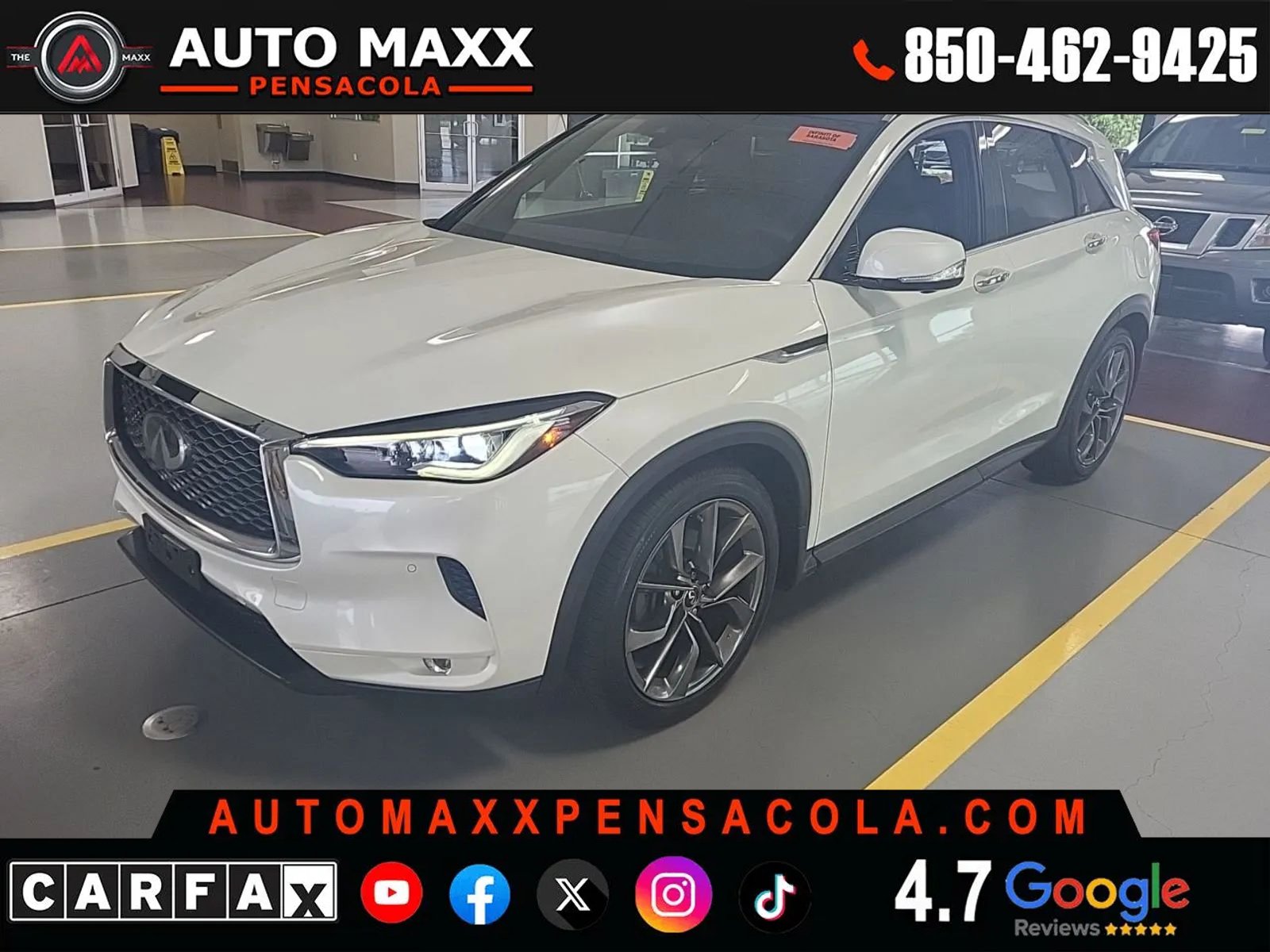 Used 2019 INFINITI QX50 Essential w/ Sensory Package AWD/4WD image 1