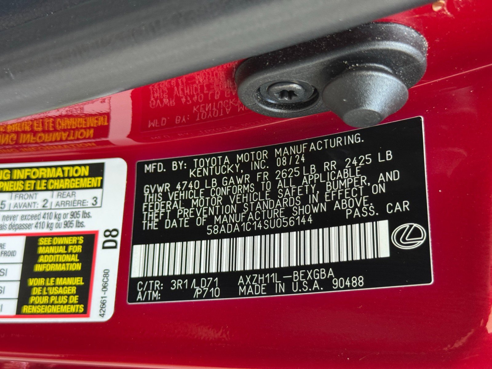 Used 2025 Lexus ES 300h w/ Premium Package FWD image 52