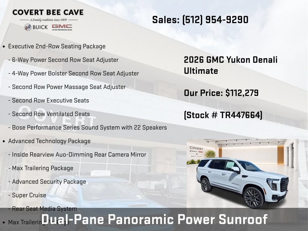 New 2026 GMC Yukon Denali Ultimate AWD/4WD image 24