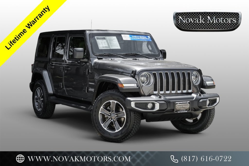 Used 2023 Jeep Wrangler Unlimited Sahara w/ LED Lighting Group