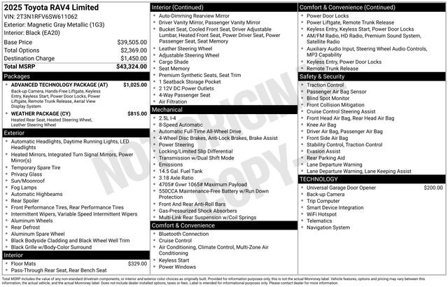 Certified 2025 Toyota RAV4 Limited w/ Advanced Technology Package image 35