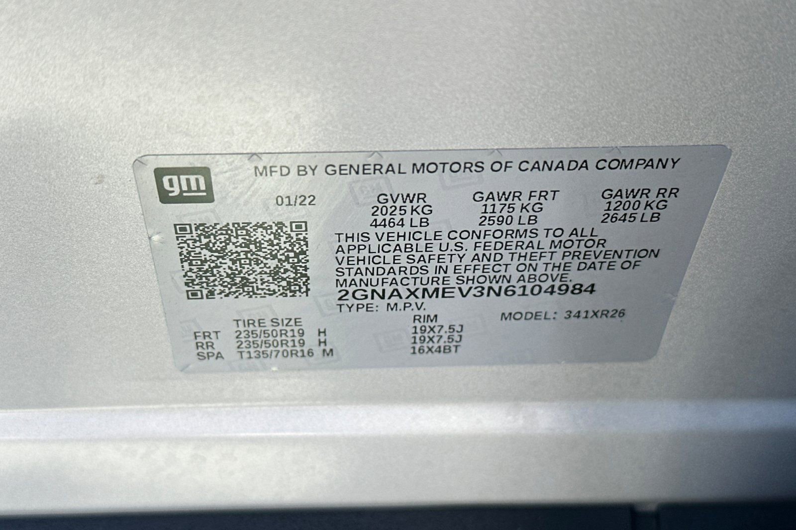 Used 2022 Chevrolet Equinox RS w/ RS Leather Package image 30