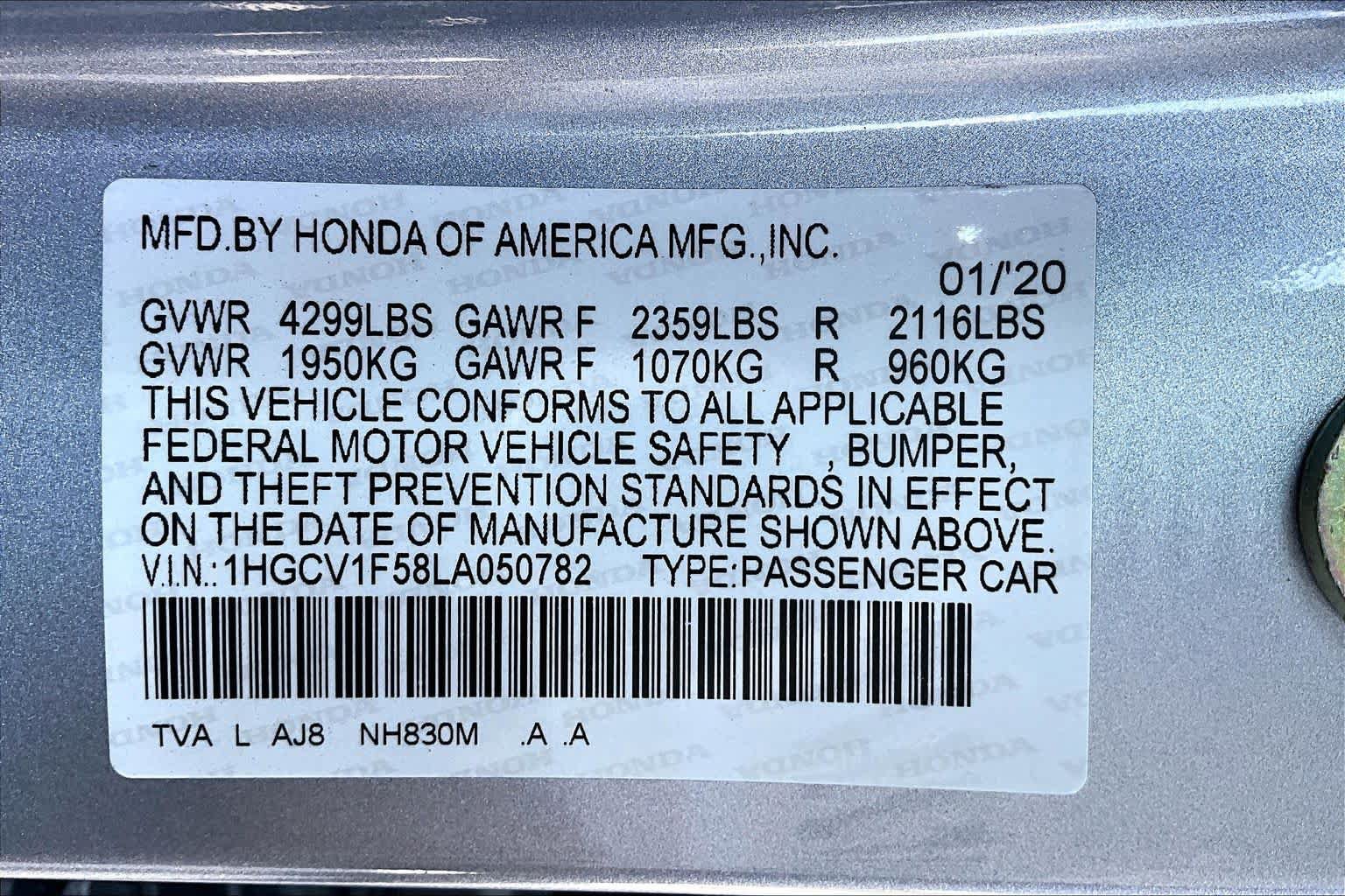 Used 2020 Honda Accord EX-L image 36