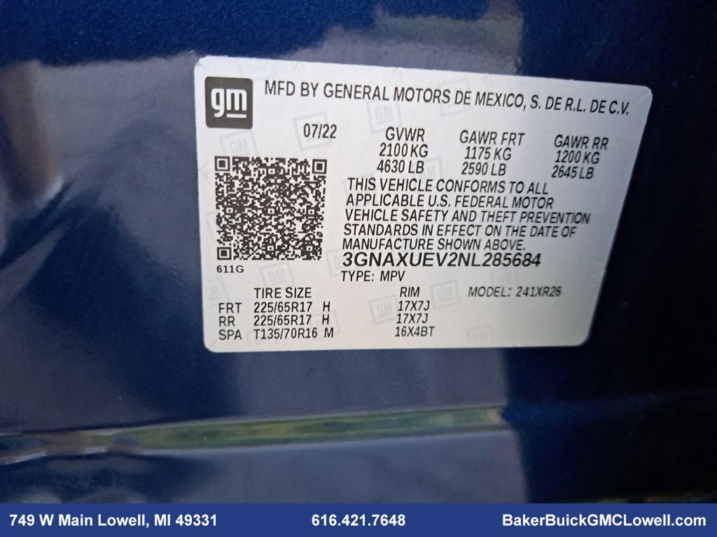 Used 2022 Chevrolet Equinox LT image 37