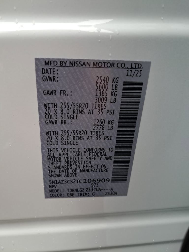 New 2026 Nissan Murano SL w/ Cargo Package image 31