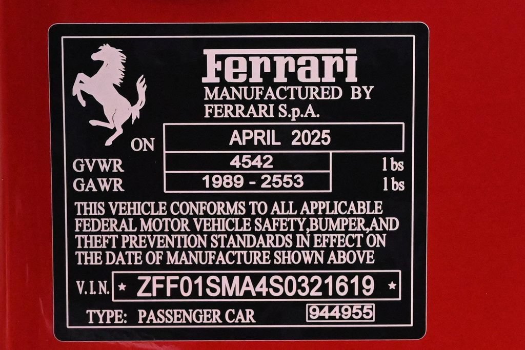Used 2025 Ferrari 296 GTS RWD image 30