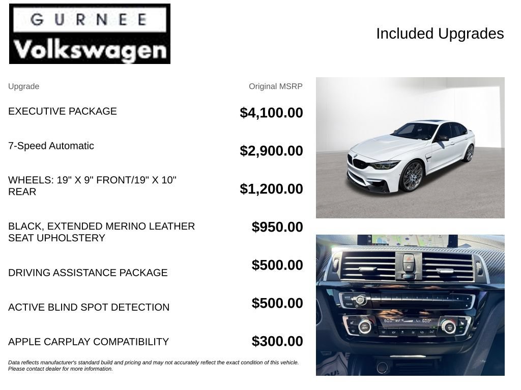 Used 2018 BMW M3 RWD image 4