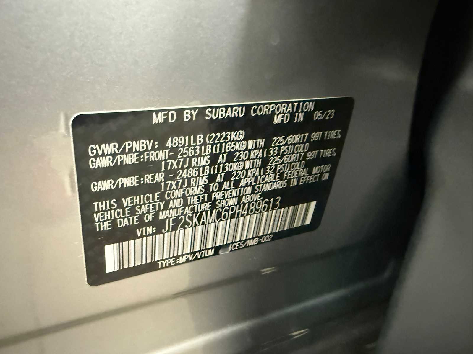 Certified 2023 Subaru Forester Wilderness AWD/4WD image 40