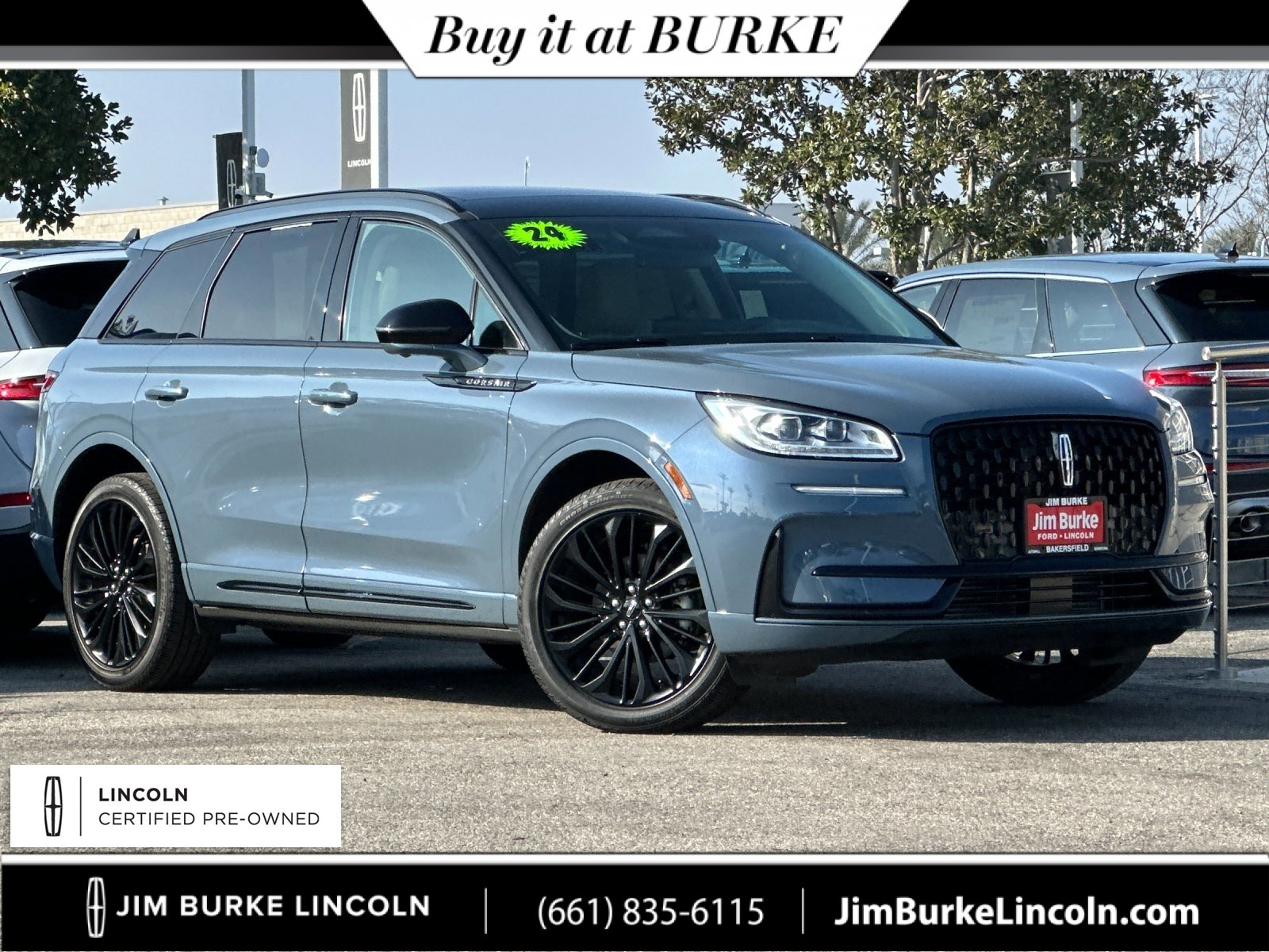 Certified 2024 Lincoln Corsair Reserve w/ Equipment Group 201A