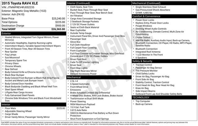 Used 2015 Toyota RAV4 XLE image 17