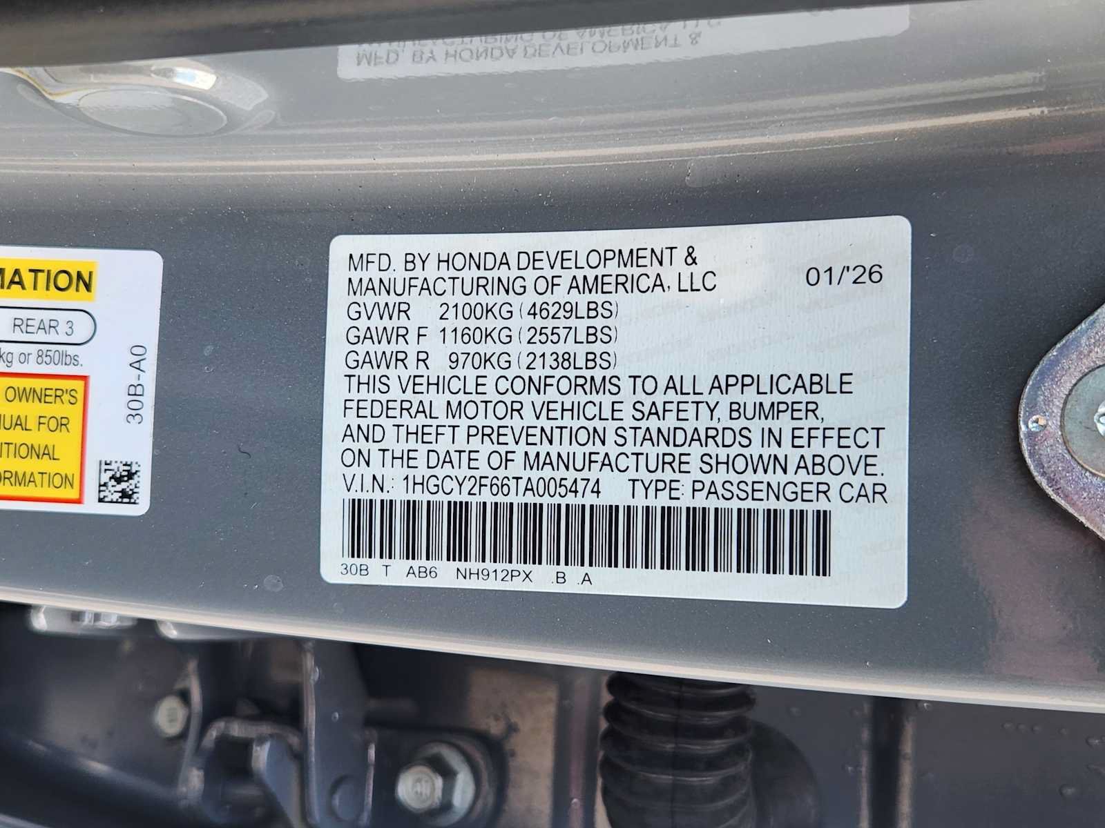 Used 2026 Honda Accord EX-L image 32