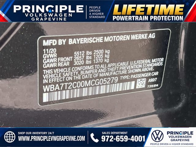 Used 2021 BMW 740i w/ Premium Package RWD image 29