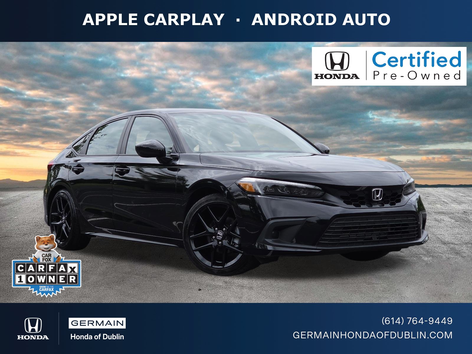 Certified 2024 Honda Civic Sport
