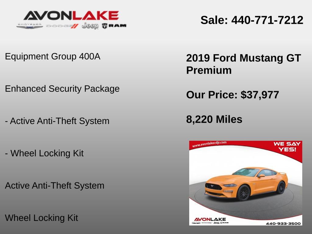 Used 2019 Ford Mustang GT Premium w/ GT Performance Package image 6
