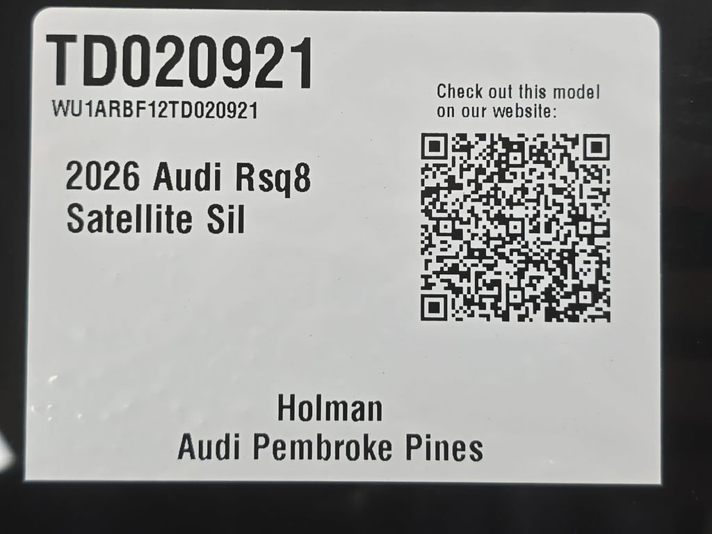 New 2026 Audi RS Q8 performance image 26