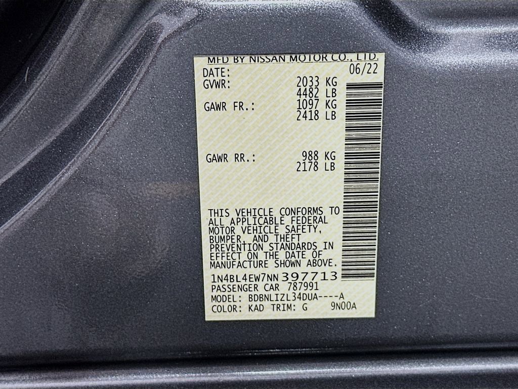 Used 2022 Nissan Altima 2.5 SL image 30