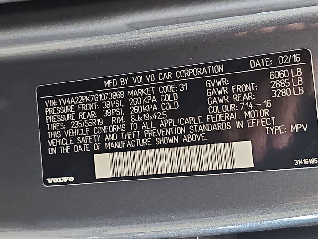 Used 2016 Volvo XC90 T6 Momentum AWD/4WD image 38