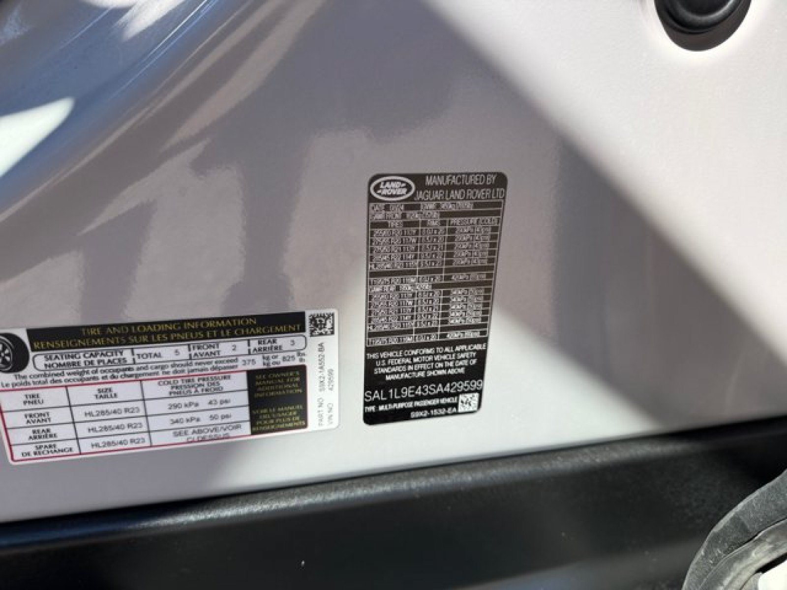 Certified 2025 Land Rover Range Rover Sport Dynamic SE AWD/4WD image 22