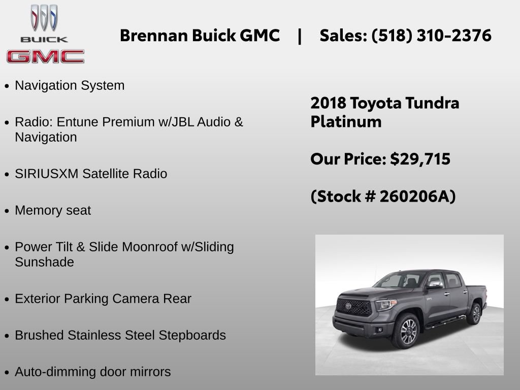 Used 2018 Toyota Tundra Platinum AWD/4WD image 6