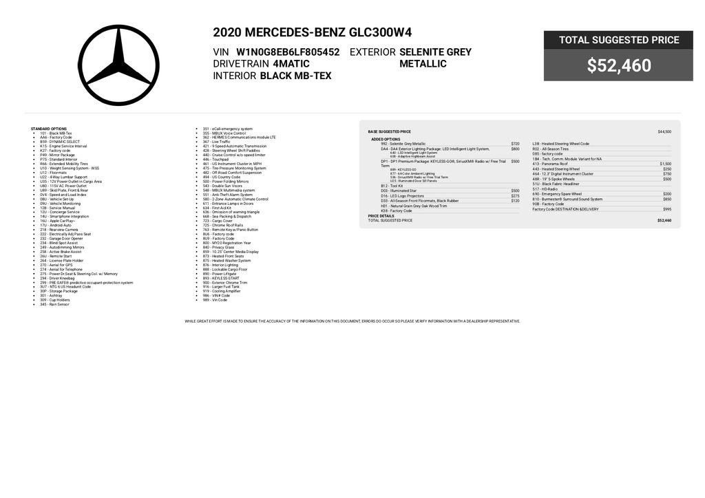 Used 2020 Mercedes-Benz GLC 300 4MATIC image 7