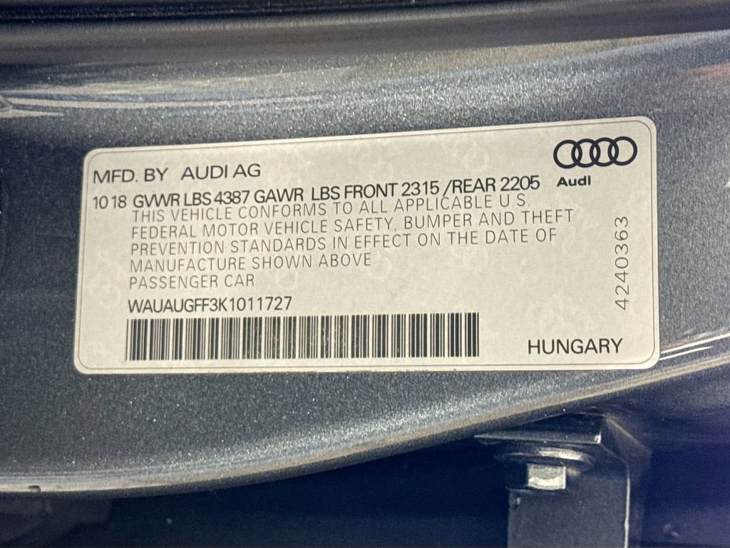 Used 2019 Audi A3 2.0T Premium w/ Convenience Package image 40
