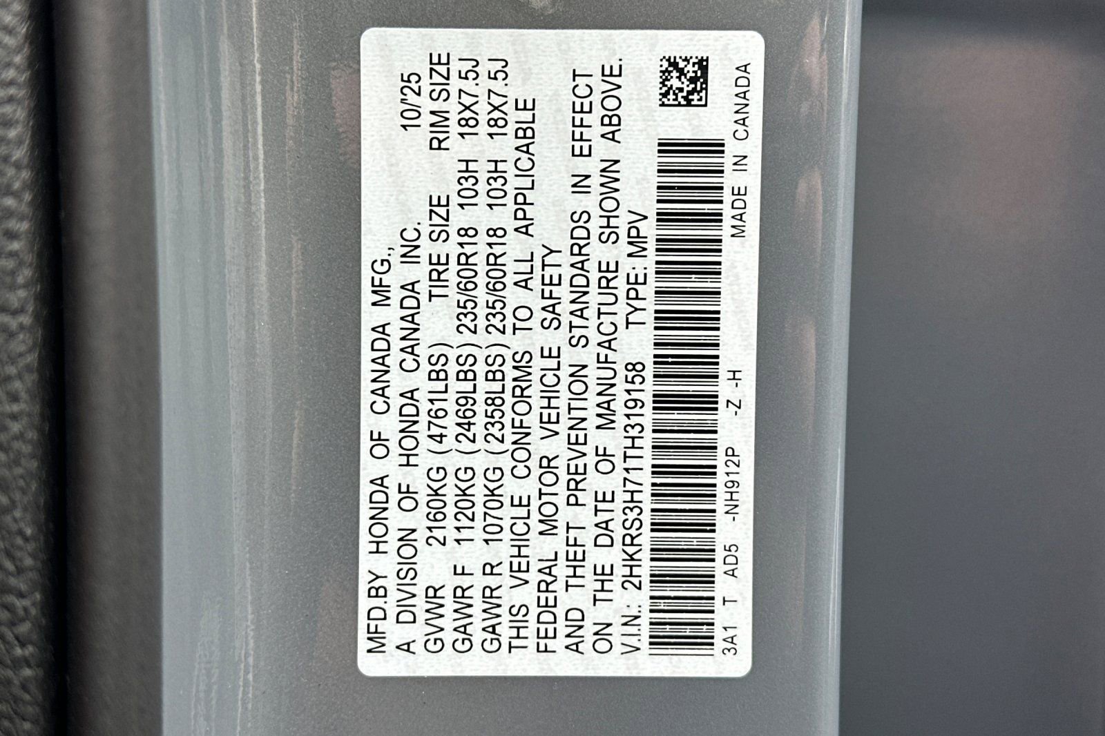 New 2026 Honda CR-V EX-L image 35