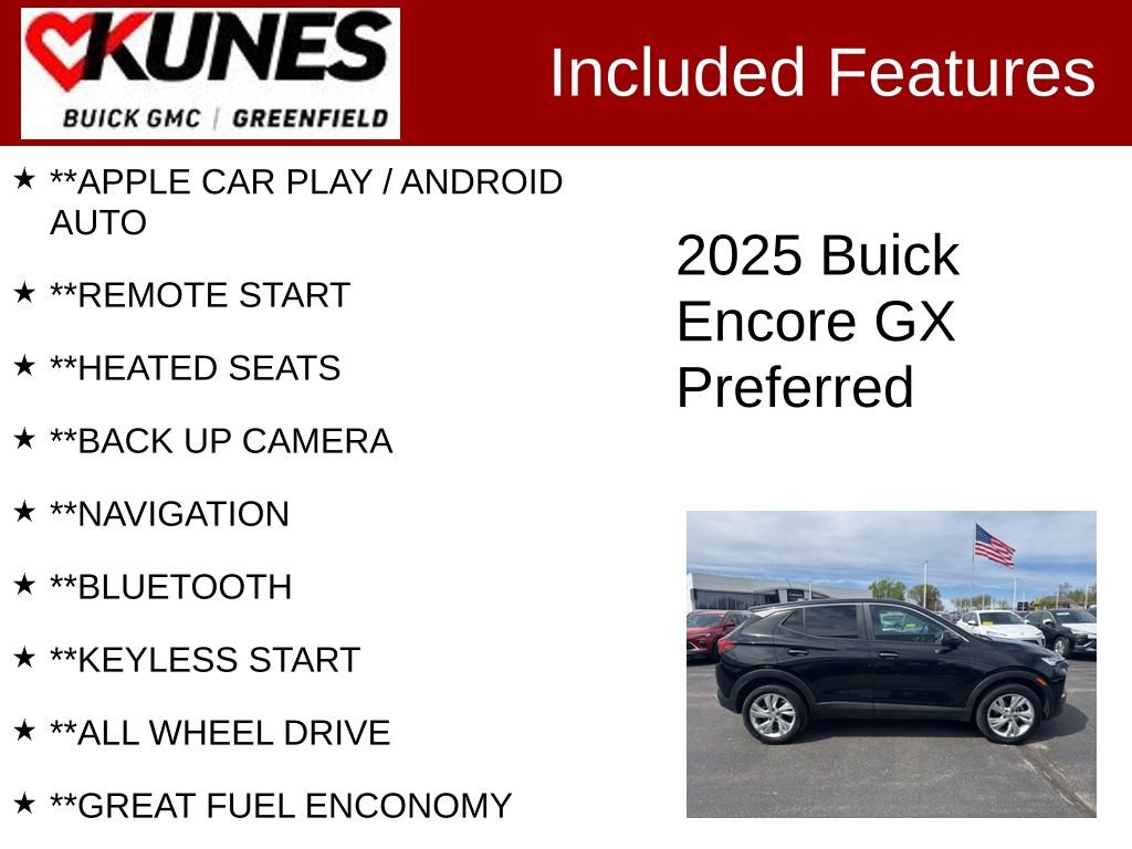 Used 2025 Buick Encore GX Preferred AWD/4WD image 2