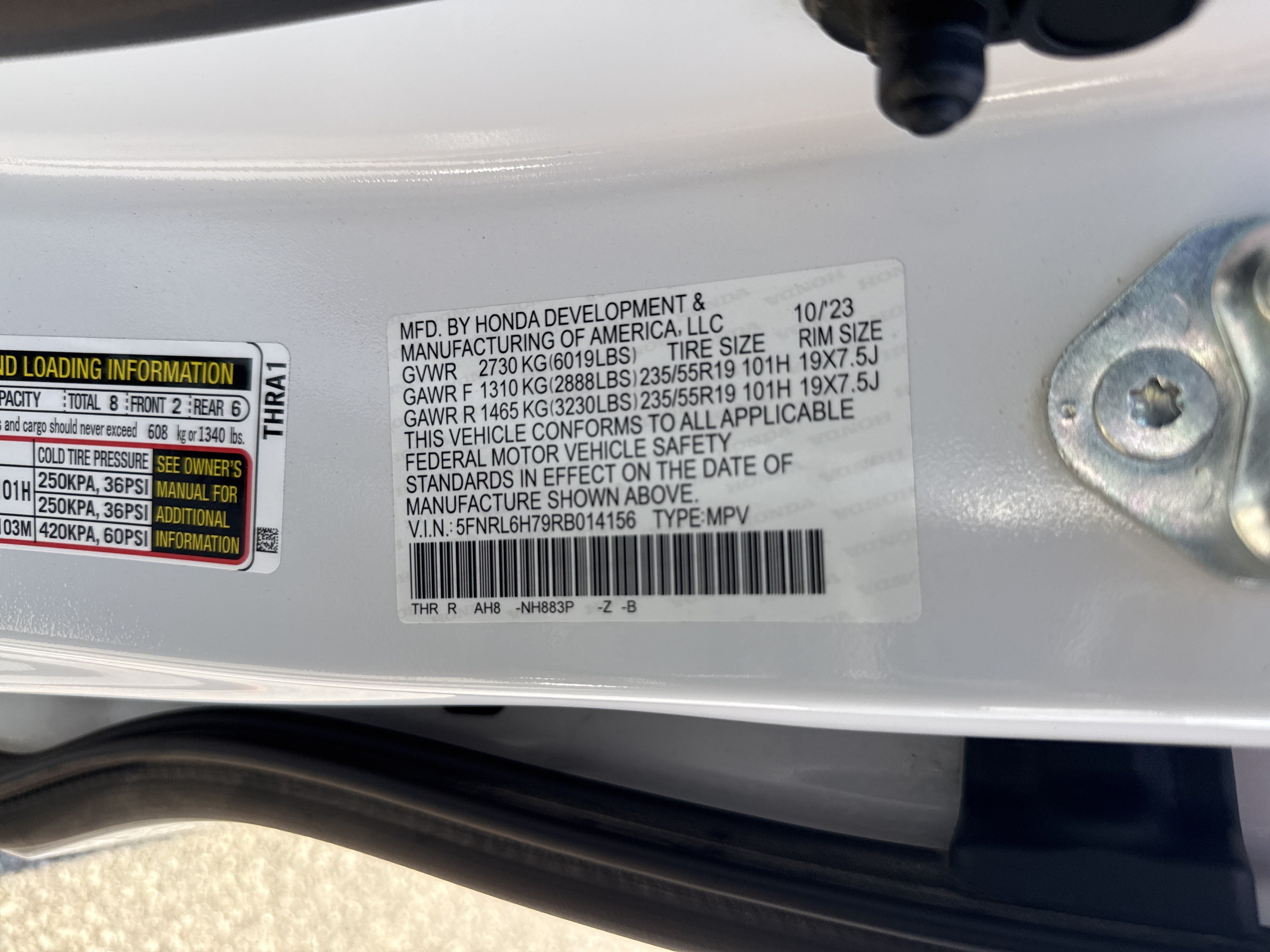 Certified 2024 Honda Odyssey Sport image 37